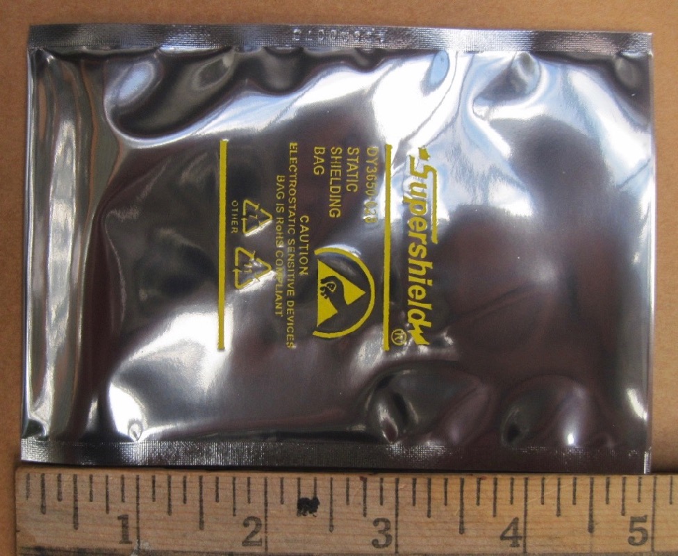 8,000 3x5" Open-Top DOU YEE Static Shield Bags Free Shipping